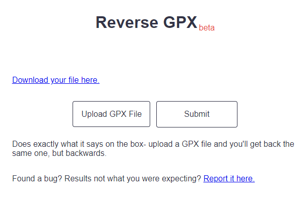 Reverse GPX